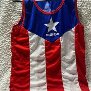 Puerto Rico Flag Tank Top Pre Owned Size XS Kids